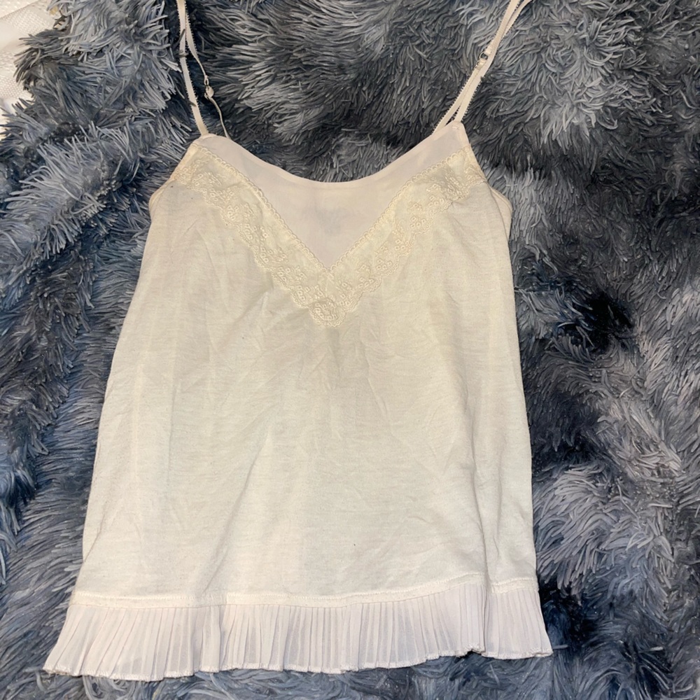 X Small beige American Eagle tank top
